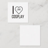 アイ・ラブ・コスペイ スクエア名刺 (正面/裏面)