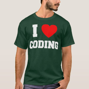 アイ・ラブ・コーディング Tシャツ
