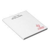 アイ・ラブ・サイエンス・ユア・ネーム ノートパッド (アングル)