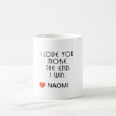 アイ・ラブ・ザ・エンド・アイ・勝利 コーヒーマグカップ (中央)