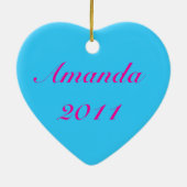 アイ・ラブ・シンクロ・オーナメント – お前の名前オン・バック セラミックオーナメント (裏面)