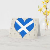 アイ·ラブ·スコットランド カード (黄色い花)