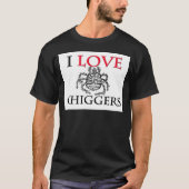 『アイ・ラブ・チガーズ』 Tシャツ (正面)