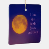 アイ・ラブ・トゥ・ザ・ムーン・アンド・バック・オーナメント セラミックオーナメント (右)