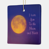 アイ・ラブ・トゥ・ザ・ムーン・アンド・バック・オーナメント セラミックオーナメント (左)