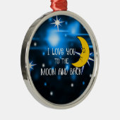 『アイ・ラブ・トゥ・ザ・ムーン・アンド・バック』 メタルオーナメント (右)