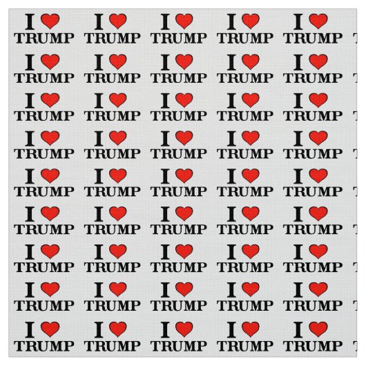 アイ·ラブ·トランプ ファブリック (見本)