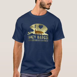 アイ·ラブ·ハニー·アナグマ Tシャツ