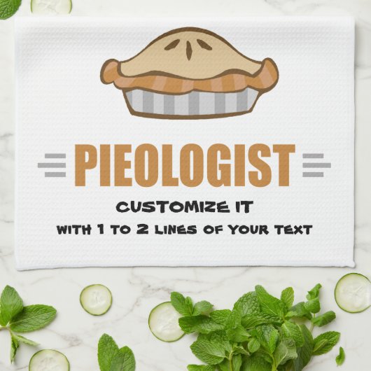 アイ·ラブ·パイ キッチンタオル (折り畳み)