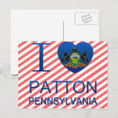 アイ・ラブ・パトン， PA ポストカード (正面/裏面)