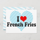 アイ・ラブ・フラフランスのイズ ポストカード (正面/裏面)
