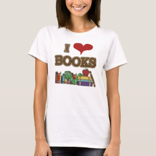 『アイ・ラブ・ブックス』 Tシャツ
