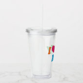 アイ·ラブ·マイポップ・アートの アクリルタンブラー (右)