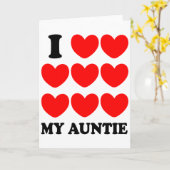 『アイ・ラブ・マイ・アンティ』 カード (黄色い花)