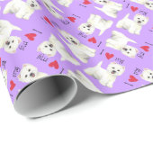 アイ·ラブ·マイ·ウェスティ ラッピングペーパー (ロールコーナー)