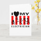 『アイ・ラブ・マイ・エレクトリシャン』 カード (黄色い花)