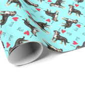 『アイ・ラブ・マイ・エントルブッチャー・マウンテン・ドッグ』 ラッピングペーパー (ロールコーナー)