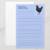 アイ·ラブ·マイ·オーストラロープ·チキン 便箋 (正面/裏面)