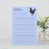 アイ·ラブ·マイ·オーストラロープ·チキン 便箋 (スタンド正面)