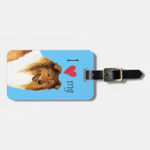 アイ・ラブ・マイ・コリー ラゲッジタグ (正面横)