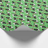 アイ·ラブ·マイ·コリ縁どー ラッピングペーパー (角)