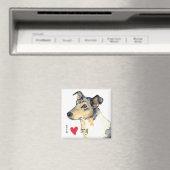 『アイ・ラブ・マイ・スムース・コリー』 マグネット (インサイチュ (食洗機))