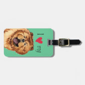 アイ·ラブ·マイ·チャウ·チャウ ラゲッジタグ (正面横)