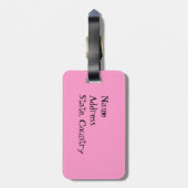 アイ·ラブ·マイ·チ日本のン ラゲッジタグ (裏面縦)