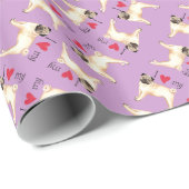 アイ・ラブ・マイ・パグ ラッピングペーパー (ロールコーナー)