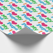 アイ·ラブ·マイ·パパ ラッピングペーパー (角)