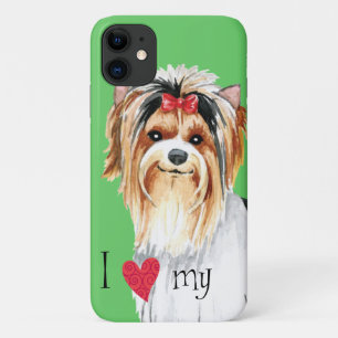 『アイ・ラブ・マイ・ビューア・テリア』 iPhone 11 ケース