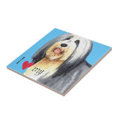 アイ・ラブ・マイ・ビード・コリー タイル (側面)