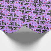 『アイ・ラブ・マイ・ブビエ』 ラッピングペーパー (角)