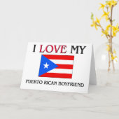 アイ・ラブ・マイ・プエルト・リカン・ボーイフレンド カード (黄色い花)