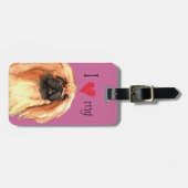 アイ・ラブ・マイ・ペキングゼ ラゲッジタグ (正面横)