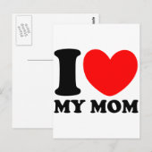 アイ・ラブ・マイ・ママ ポストカード (正面/裏面)