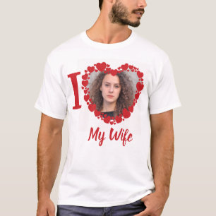 『アイ・ラブ・マイ・ワイフパーソナライズされた』 Tシャツ