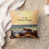 アイ・ラブ・マイ・ワンダフルじいちゃん クッション (ブランケット)