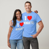 アイ・ラブ・モンデーズ Tシャツ (ユニセックス)