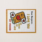 『アイ・ラブ・ユーモア・おもしろいフォン』  ジグソーパズル (横)