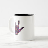 アイ·ラブ·ユー·アスル ツートーンマグカップ (正面左)