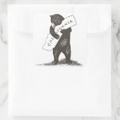 アイ・ラブ・ユー・カリフォルニア スクエアシール (バッグ)