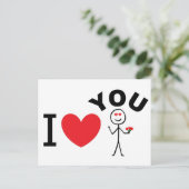 アイ・ラブ・ユー ポストカード (スタンド正面)