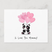 『アイ・ラブ・ユー・ママ・ママの日』 |はがき ポストカード (正面)