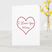 アイ・ラブ・ユー・モア カード (黄色い花)