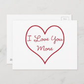 アイ・ラブ・ユー・モア ポストカード (正面/裏面)