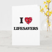 『アイ・ラブ・ライフサーバーズ』 カード (黄色い花)