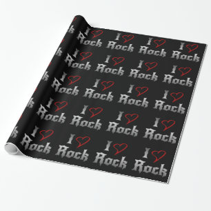 アイ·ラブ·ロック ラッピングペーパー