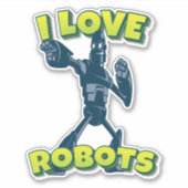 アイ・ラブ・ロボット シール (正面)