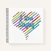 『アイ・ラブ・歌』 ノートブック (正面)